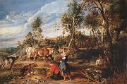 Peter Paul Rubens The Farm at Laeken (mk25) oil painting on canvas